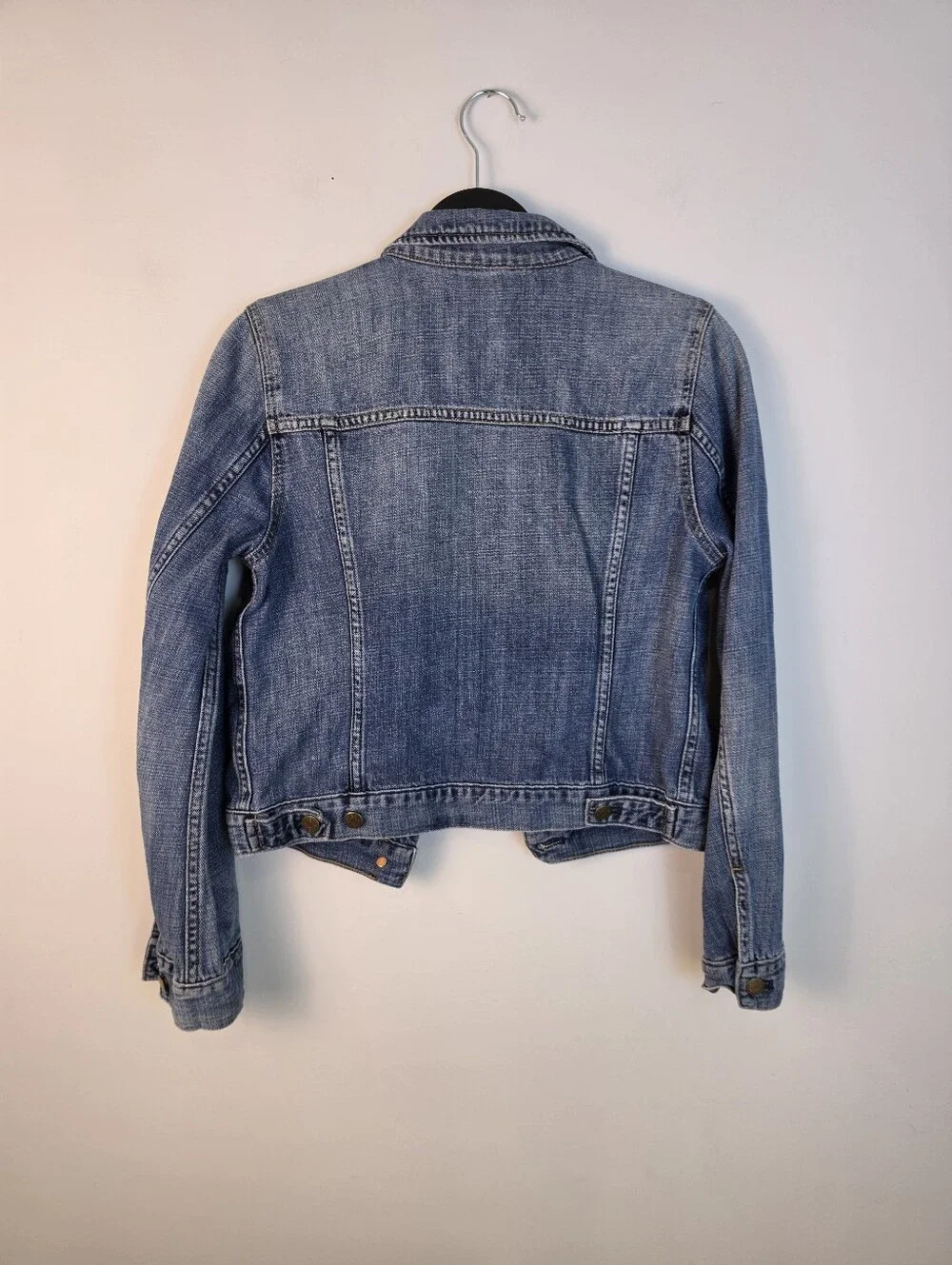 J.Crew Indigo Denim Jacket Women Size Small 100% Cotton